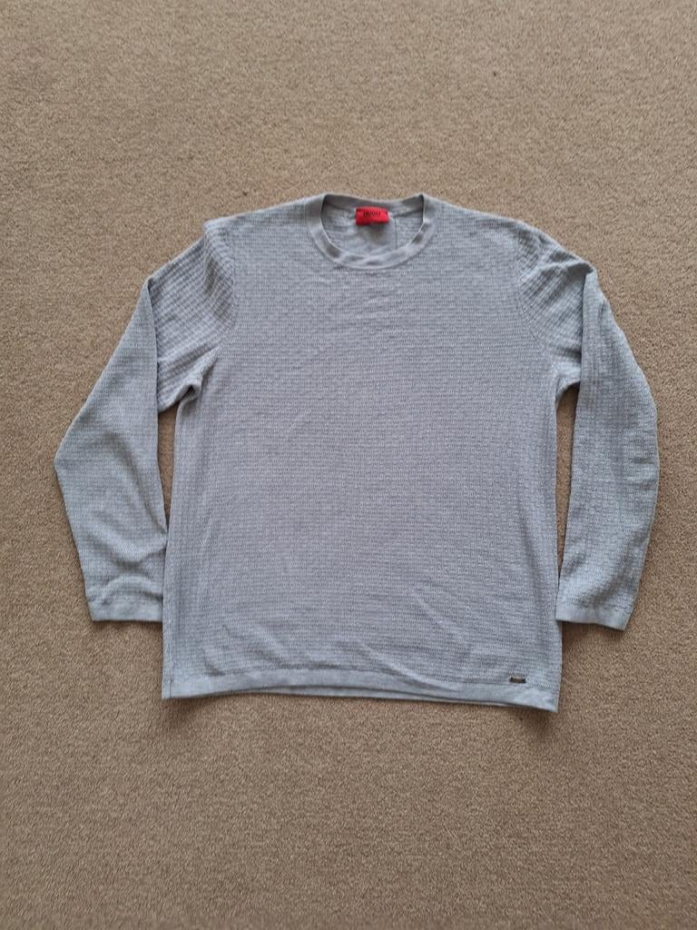 Hugo Boss dunne katoenen trui L., Kleding | Heren, Truien en Vesten, Maat 52/54 (L), Ophalen of Verzenden, Zo goed als nieuw, Hugo Boss