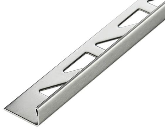 3 stuks AKKIT Afsluitprofiel  RVS 1x300 cm / tegelprofiel, Doe-het-zelf en Verbouw, Sanitair, Nieuw, Douche, Rvs, Ophalen