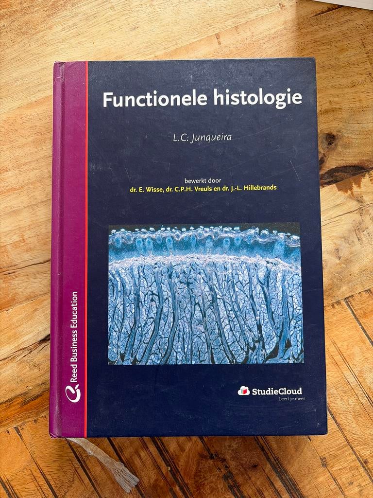 Functionele Histologie - L.C. Junqueira - Studieboek, Boeken, Studieboeken en Cursussen, Ophalen of Verzenden, Beta, Gelezen, WO