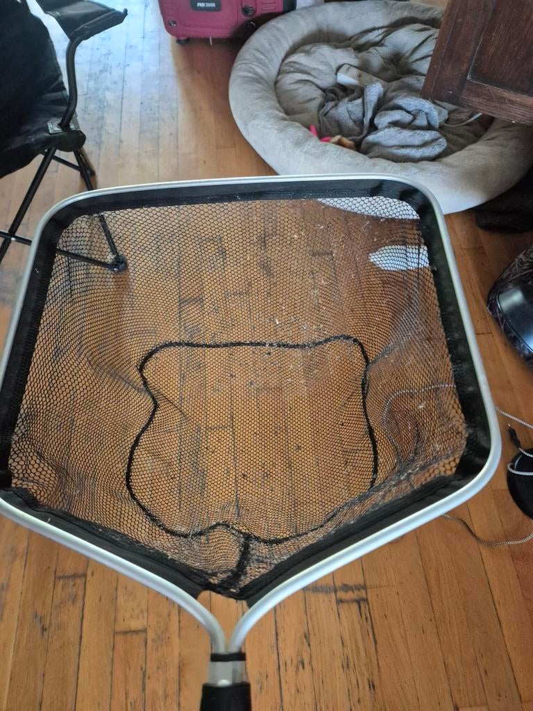 Uitschuifbaar schepnet, Watersport en Boten, Ophalen, Zo goed als nieuw, Net of Fuik