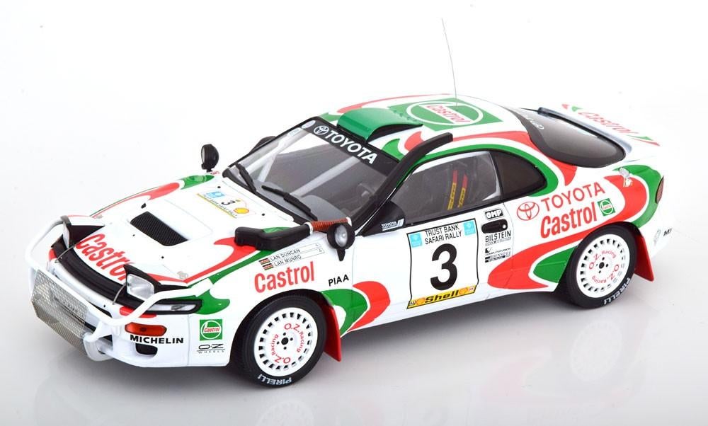 Toyota Celica Turbo 4WD (ST185) Safari Rally 1993, 1/18, IXO, Hobby en Vrije tijd, Modelauto's | 1:18, Overige merken, Auto, .