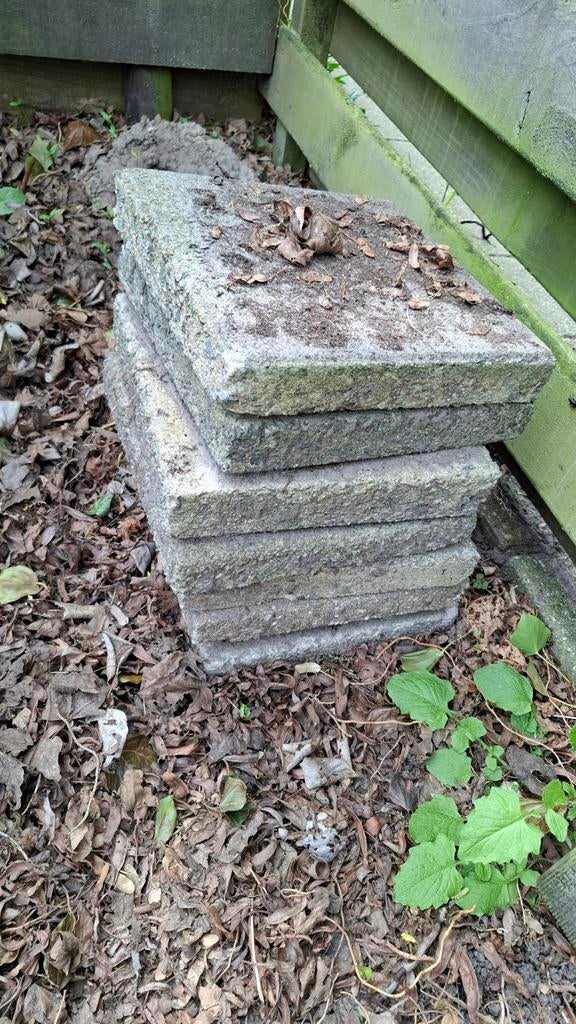 Tegels 30x30, Ophalen of Verzenden, Gebruikt, Beton, Terrastegels