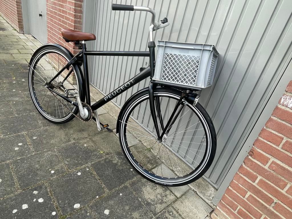 Heren fiets Peugeot 28 inch framemaat 55, 53 tot 57 cm, Ophalen, Zo goed als nieuw, Overige merken