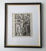 Clement Serveau (1886-1972) Houtgravure II, Antiek en Kunst, Ophalen of Verzenden