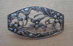 antiek zilveren bloem broche [410], Ophalen of Verzenden, Zilver, Broche