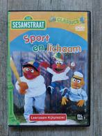 Sesamstraat DVD - Sport en Lichaam, Gebruikt, Alle leeftijden, Ophalen of Verzenden, Tv fictie