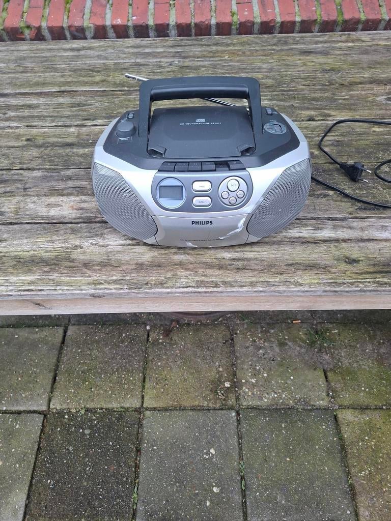 Draagbare radio, Ophalen of Verzenden, Gebruikt, Radio, Met cd-speler
