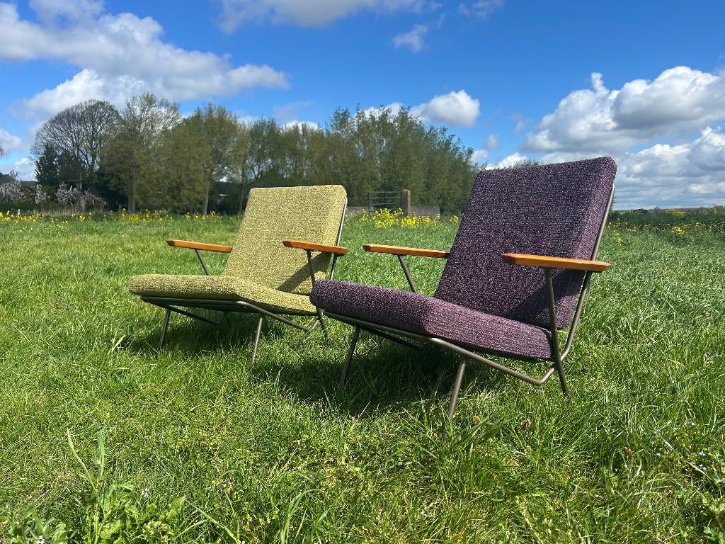Vintage design fauteuils Gelderland – Koene Oberman, Huis en Inrichting, Fauteuils, Gebruikt, Minder dan 75 cm, Ophalen of Verzenden