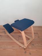 Varier (stokke) Ergonomische kniestoel - Blauw, Blauw, Ophalen of Verzenden, Zo goed als nieuw, Bureaustoel