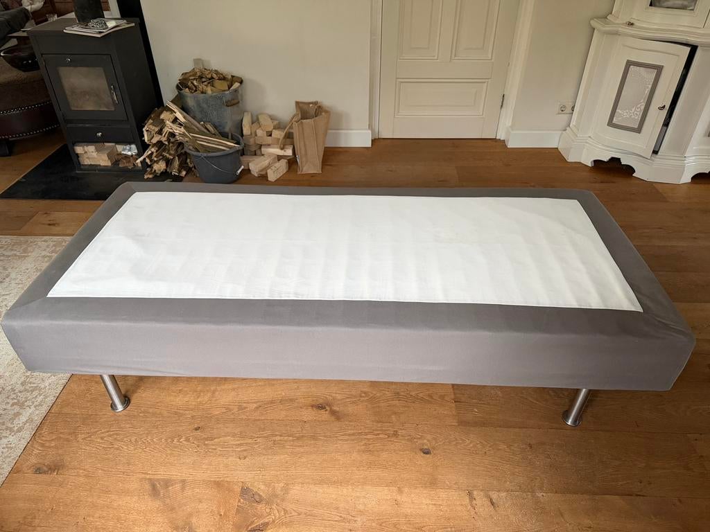 Onderstel boxspring 2x 90x200 cm (Ikea Engerdal), Ophalen, 90 cm, Eenpersoons, Zo goed als nieuw