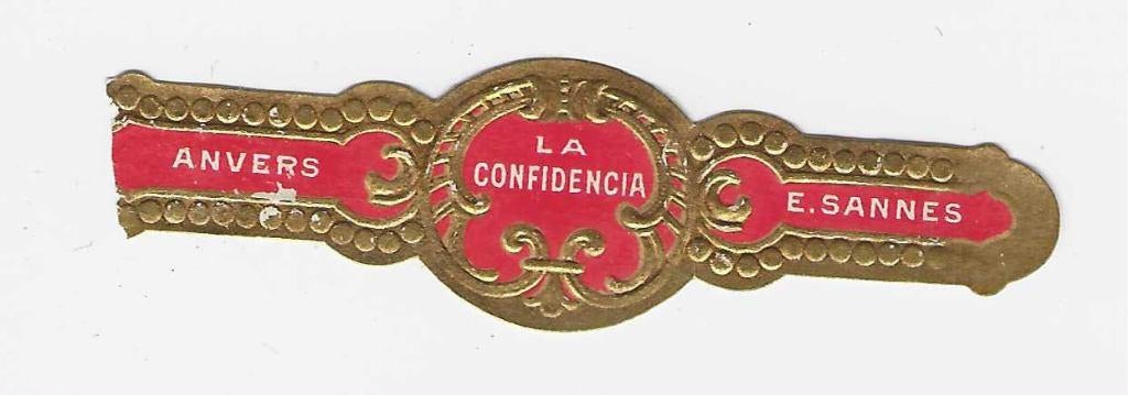 Klassiek 20 - 554   sannes   sigarenbandjes, Ophalen of Verzenden, Gebruikt, Sigarenbandjes