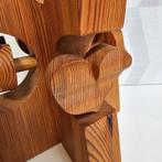 Zweedse Kandelaar Leif Tollefsen, met harten retro brocante, Ophalen of Verzenden, Zo goed als nieuw, X, Hout
