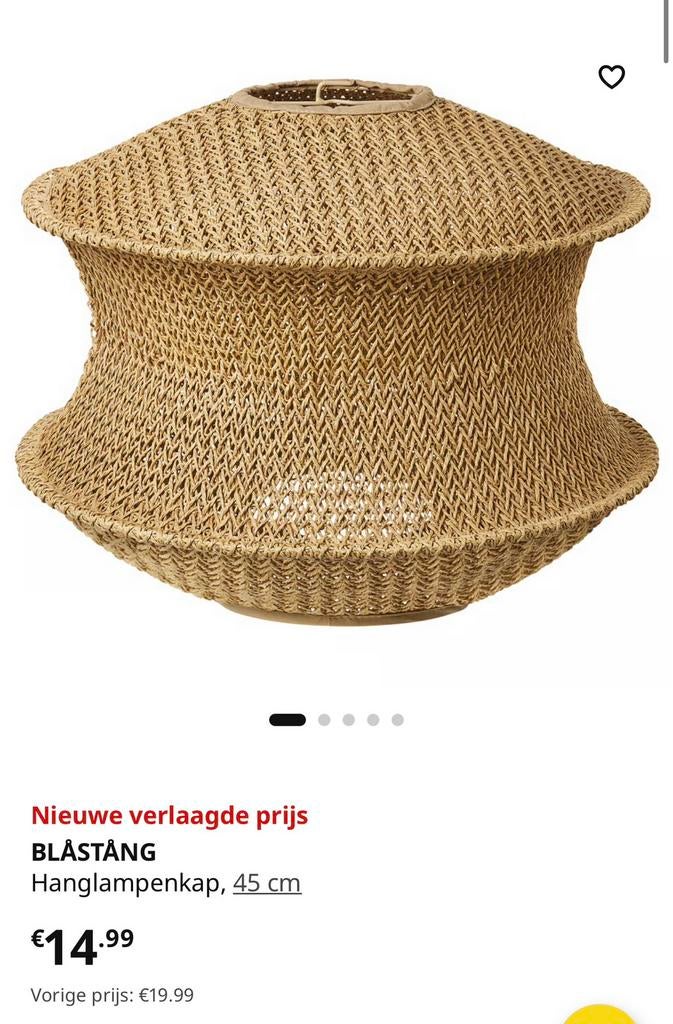 6x Lampenkap Ikea, Ophalen, Nieuw, Rond