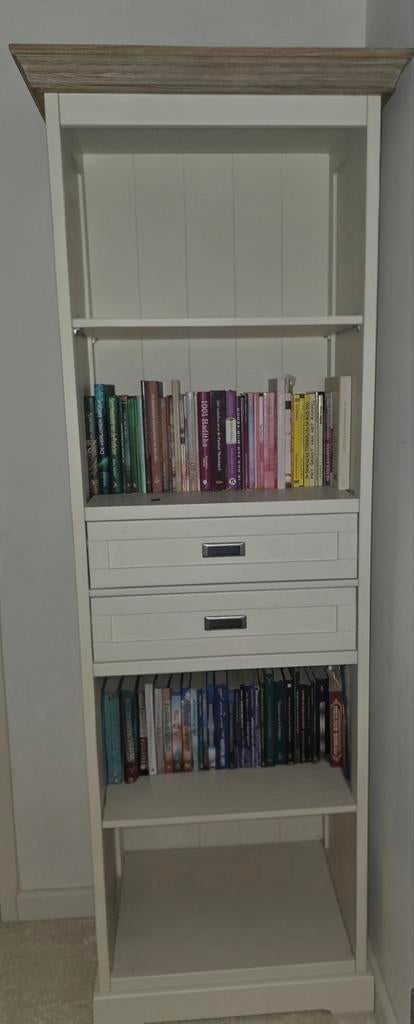 2 Grenenhouten Boekenkasten - 70x40x200 cm, Ophalen, Met plank(en), Gebruikt, 200 cm of meer