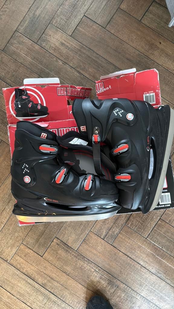 NIJDAM IJshockey schaatsen, Sport en Fitness, Schaatsen, Ophalen, Zo goed als nieuw, IJshockeyschaatsen, Nijdam