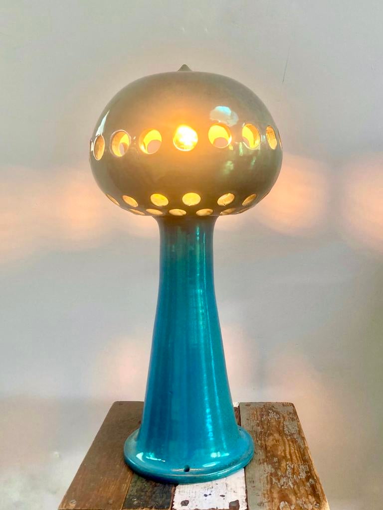 Mobach mushroom tafellamp space age, Ophalen, Overige materialen, Gebruikt, 50 tot 75 cm