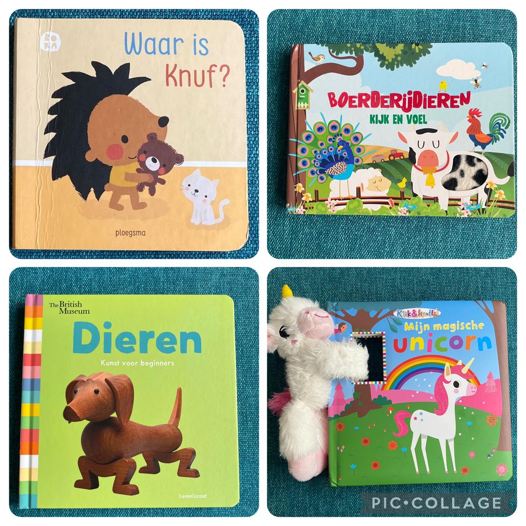 Collectie peuter kinderboekjes incl. Kijk & Voel en Unicorn, Boeken, Ophalen of Verzenden