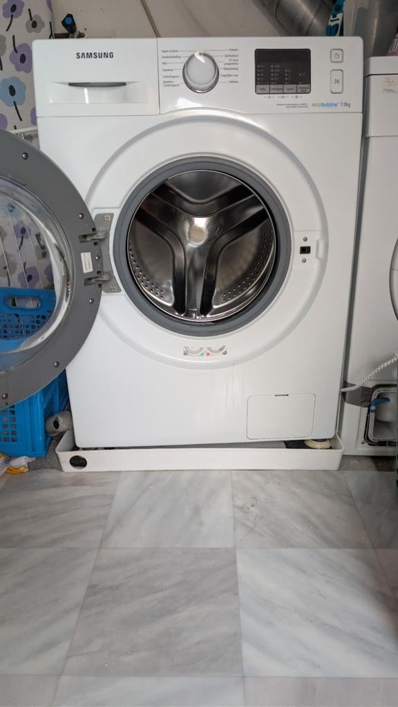 Samsung WF70F5E0Q4W/EN Ecobubble in ruil voor sjouwen, Ophalen, Gebruikt, 85 tot 90 cm, 1200 tot 1600 toeren