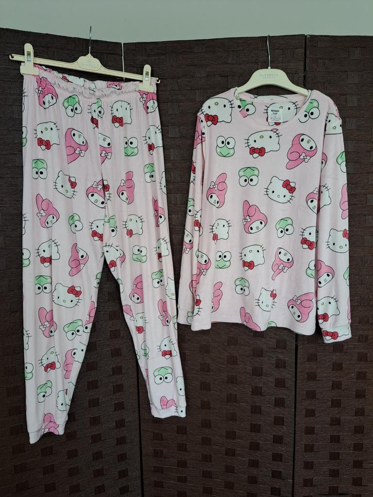 Zachte fluwelen Hello Kitty pyjama maat S nieuw zonder label, Primark, Ophalen, Nieuw, Maat 36 (S)