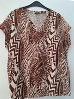 Shirt korte mouwen maat 42 van Norah, Bruin, Maat 42/44 (L), Ophalen of Verzenden, Zo goed als nieuw