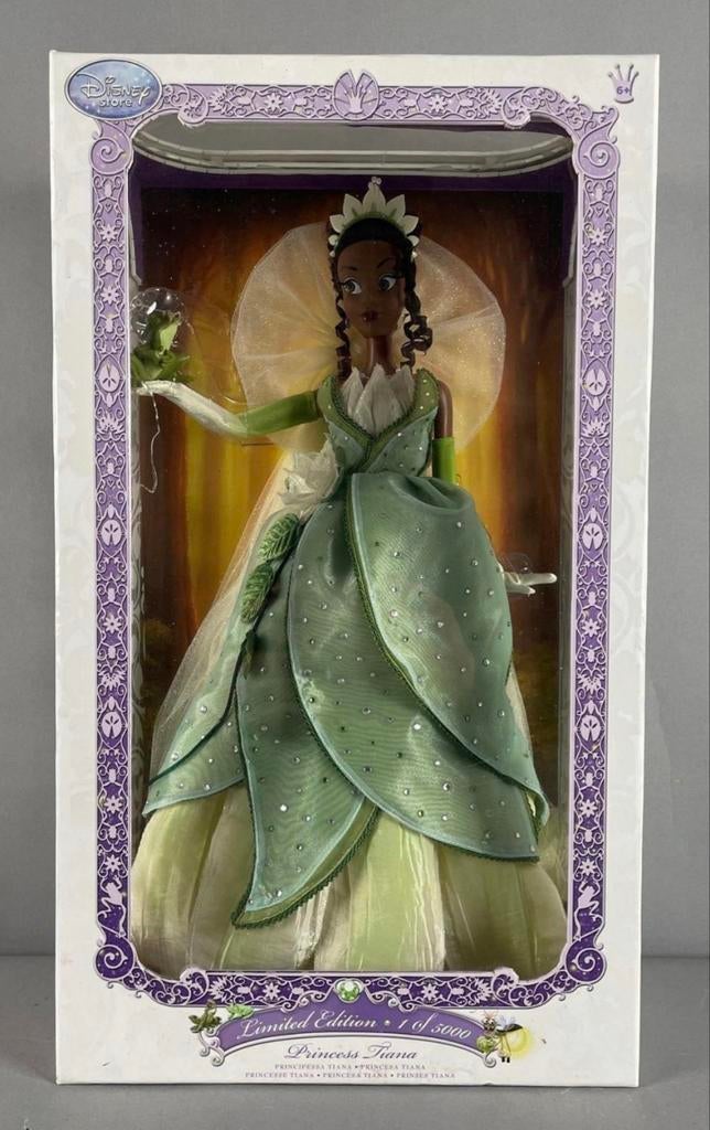 Limited Edition Disney Prinses Tiana pop - De Prinses en de, Ophalen, Nieuw, Overige typen