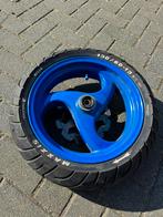 Piaggio nrg voorvelg+band, Ophalen of Verzenden, Zo goed als nieuw, Overige typen, Piaggio