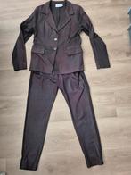Helena Hart pantalon met jasje, bruin, maat L, 40, Maat 38/40 (M), Kostuum of Pak, Bruin, HELENA HART