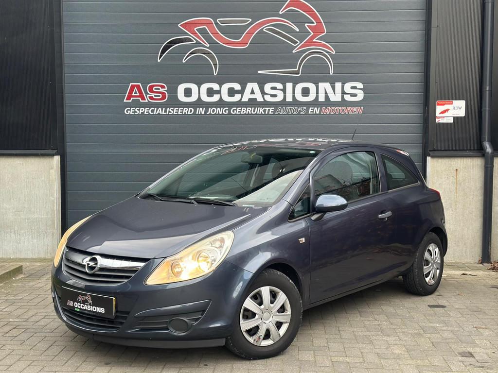 Opel Corsa 1.2-16V Enjoy 3DRS *INRUIL KOOPJE*, Auto's, Opel, Voorwielaandrijving, 450 kg, 4 cilinders, Blauw