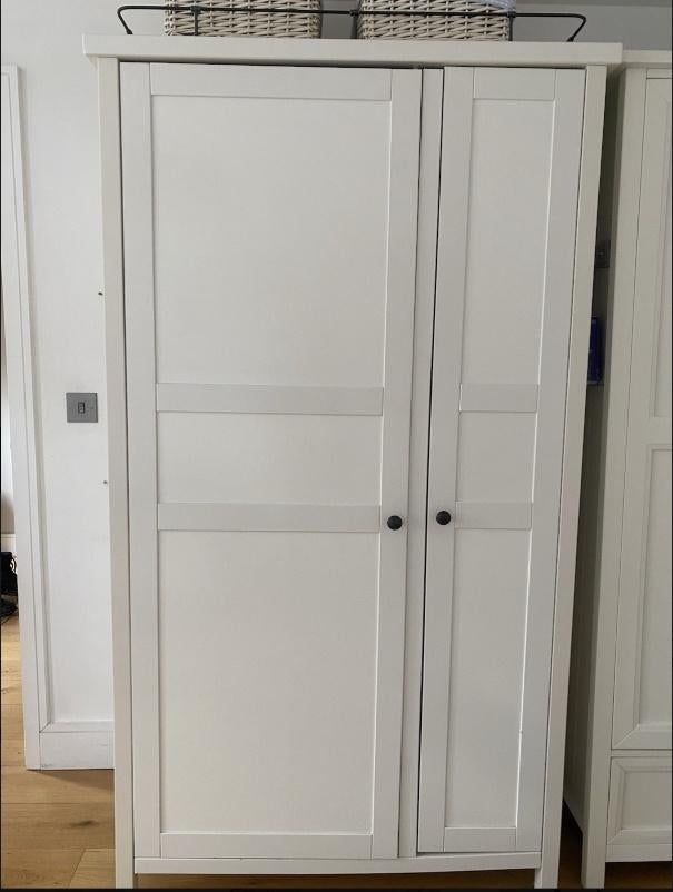2 deurs kledingkast Ikea type Hemnes, Ophalen, Gebruikt, 50 tot 70 cm, 105 cm of meer
