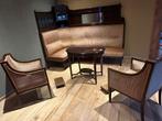 Antieke set hoekbank, stoelen en tafel, Ophalen