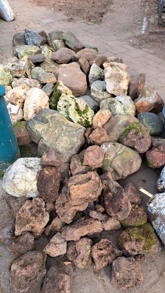 Diverse stenen voor rotstuin of decoratie, Tuin en Terras, Grind, Keien en Split, Gebruikt, Kei, Multi, Ophalen