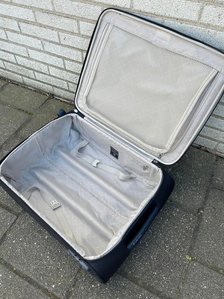 Samsonite Super Light Koffer - Zwart, Overige materialen, Gebruikt, 50 tot 60 cm, Ophalen of Verzenden