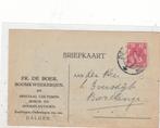 Delden-Briefkaart Fr. de Boer 1921, Verzenden, 1920 tot 1940, Gelopen, Overijssel
