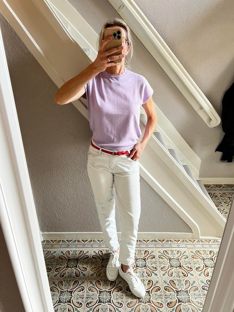 Lichtblauwe zachte broek tie dye Aako mt 36, Kleding | Dames, Spijkerbroeken en Jeans, Ophalen of Verzenden, Zo goed als nieuw