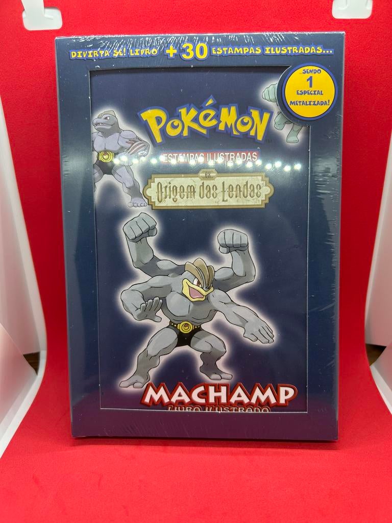 Pokémon Estampas Ilustradas – Machamp – Sealed Portugese ed., Ophalen of Verzenden, Zo goed als nieuw