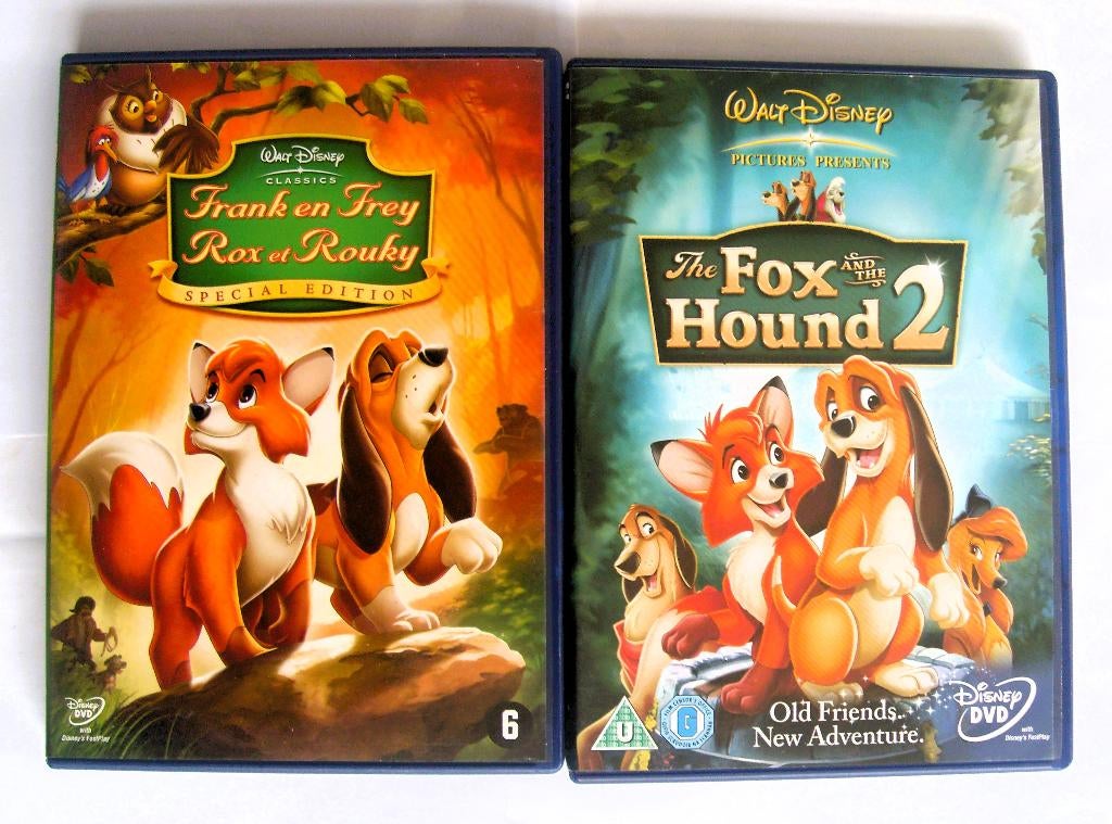 Frank en Frey 1 & 2 (originele dvd's) Disney, Europees, Tekenfilm, Ophalen of Verzenden, Zo goed als nieuw