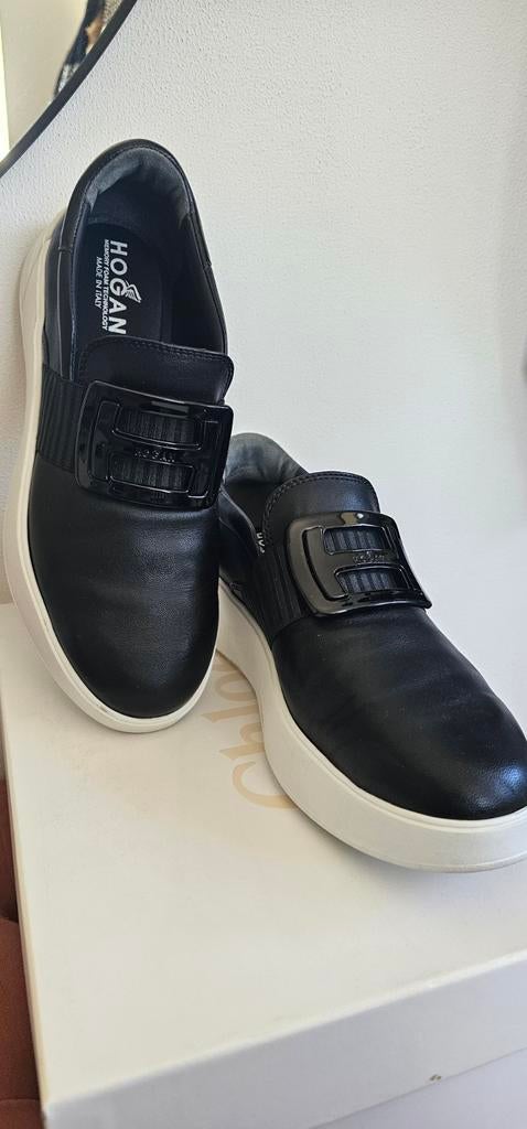 Hogan sneaker instappers zwart wit maat 39, Ophalen of Verzenden, Zwart, Hogan, Sneakers of Gympen