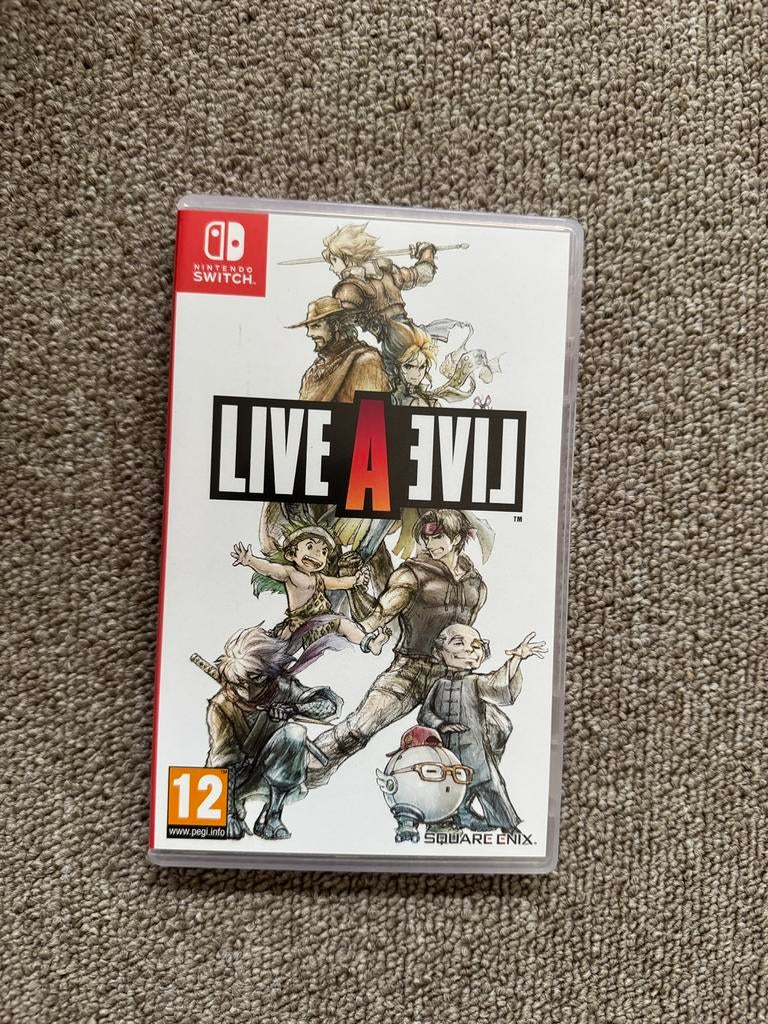 Live a Live Nintendo Switch, 1 speler, Verzenden, Zo goed als nieuw, Vanaf 12 jaar