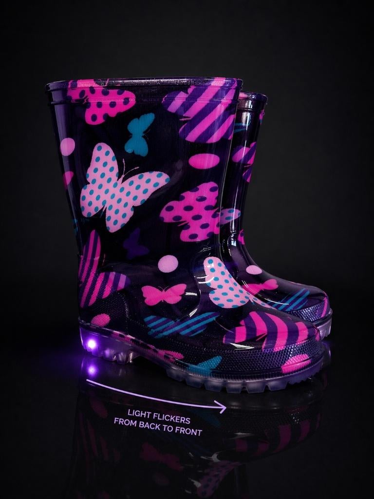 Partij regenlaarzen voor kinderen met LED lichtjes, NHP International, Meisje, Sales@nhp-international.com, Ophalen of Verzenden
