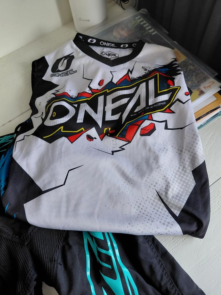 Complete set BMX kleding, Maat 52/54 (L), O'Neal, Wit, Overige typen