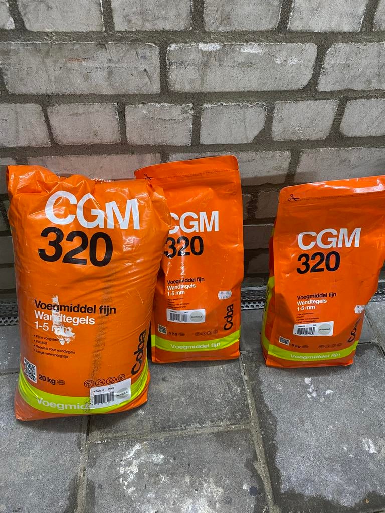 Coba CGM 320 voegmiddel fijn 1-5 mm, Doe-het-zelf en Verbouw, Ophalen, Nieuw