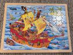 Goki Houten Puzzel 96 Stukjes - Piratenschip, Ophalen, Gebruikt, Meer dan 50 stukjes, Van hout