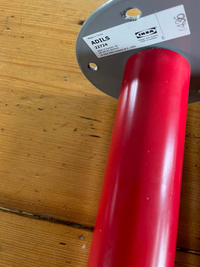 Tafelpoot 4x Adils van Ikea, Ophalen of Verzenden, Rond, 50 tot 100 cm
