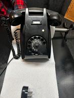 Vintage Zwarte Telefoon met Draaischijf - Klassiek Design, Ophalen