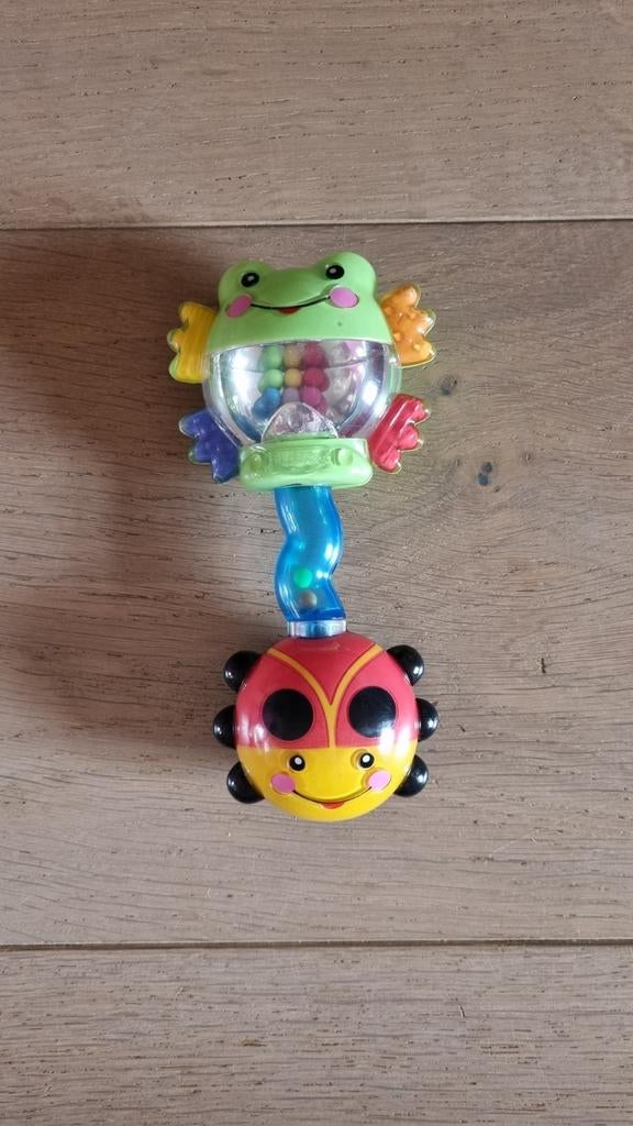 Fisher-Price rammelaar/bijtring kikker en lieveheersbeestje, Kinderen en Baby's, Speelgoed | Fisher-Price, Ophalen of Verzenden
