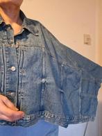 Zara spijkerjack asymmetrisch cape-mouw blauw maat M, Maat 38/40 (M), Anneonline, Steenbergen, Blauw