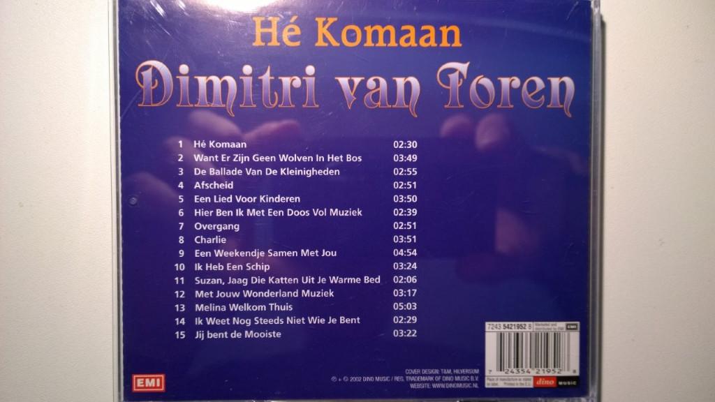Dimitri Van Toren - Hé Komaan, Ophalen of Verzenden, Zo goed als nieuw, Pop