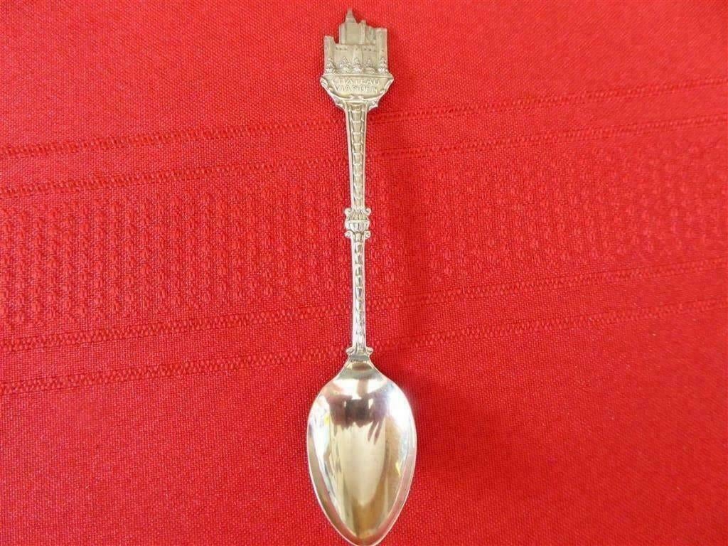 Verzilverde theelepel, Chateau Vianden., Ophalen of Verzenden, Zo goed als nieuw