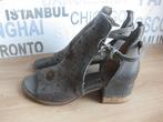 Nieuwe grijs leren zomersandalen van A.S.98, maat 39, Verzenden, Nieuw, Sandalen of Muiltjes, Grijs