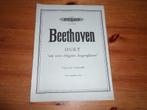 Beethoven - duett - viola / cello, Muziek en Instrumenten, Bladmuziek, Gebruikt, Klassiek, Ophalen of Verzenden, Viool of Altviool